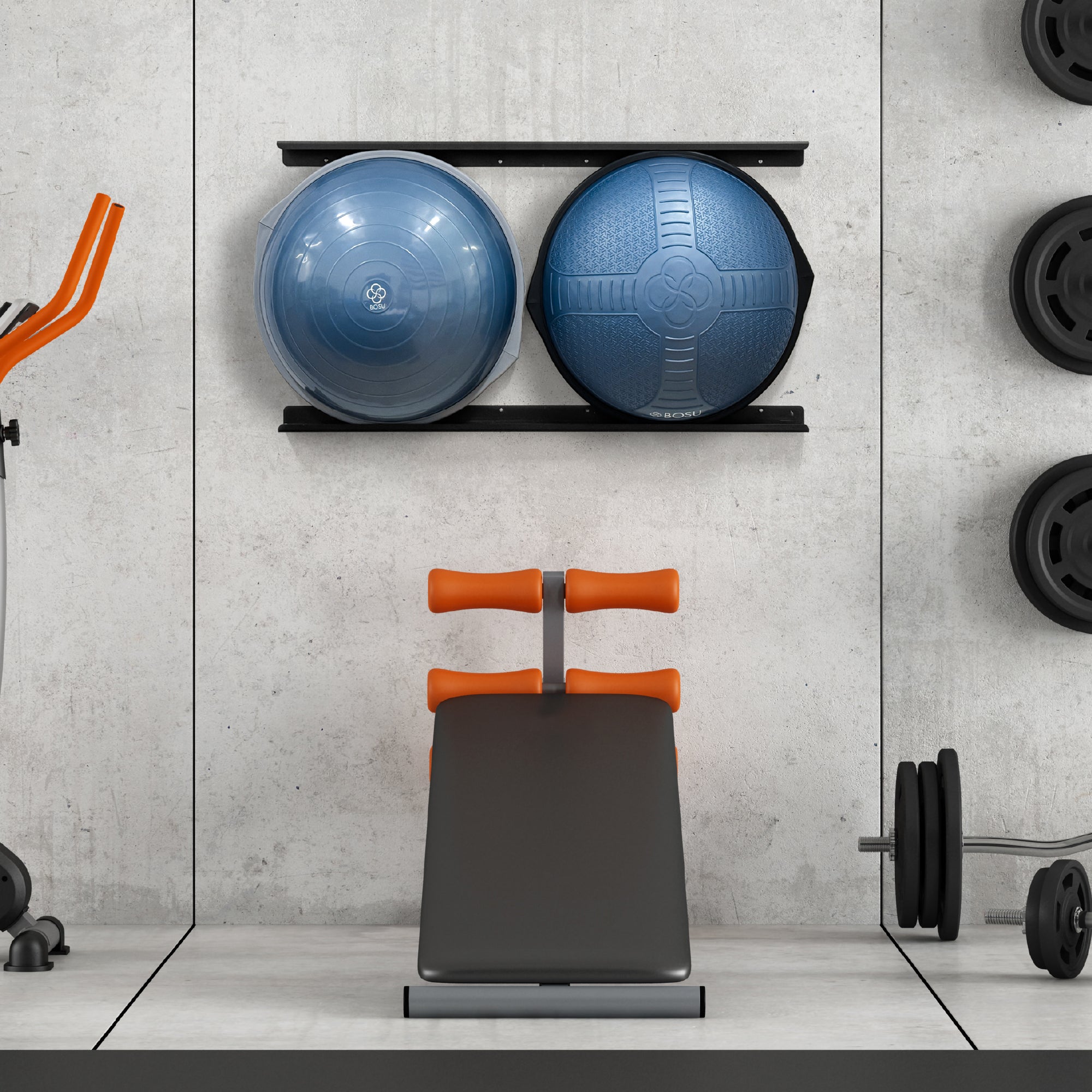 Double Storage Balance Trainer Wall Bracket
