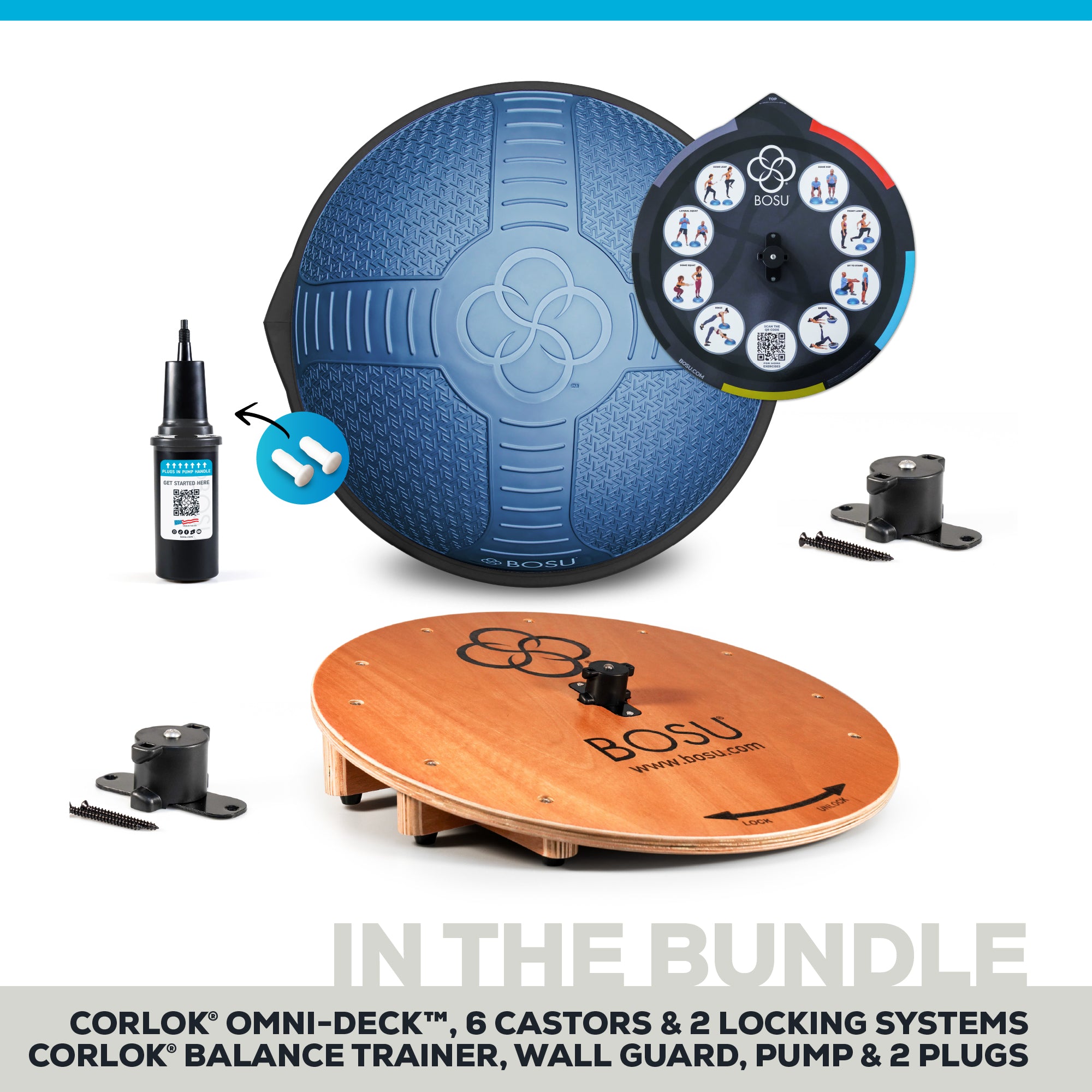 CorLok® NEXGEN™ HOME Balance Trainer + CorLok® Wedge Bundle