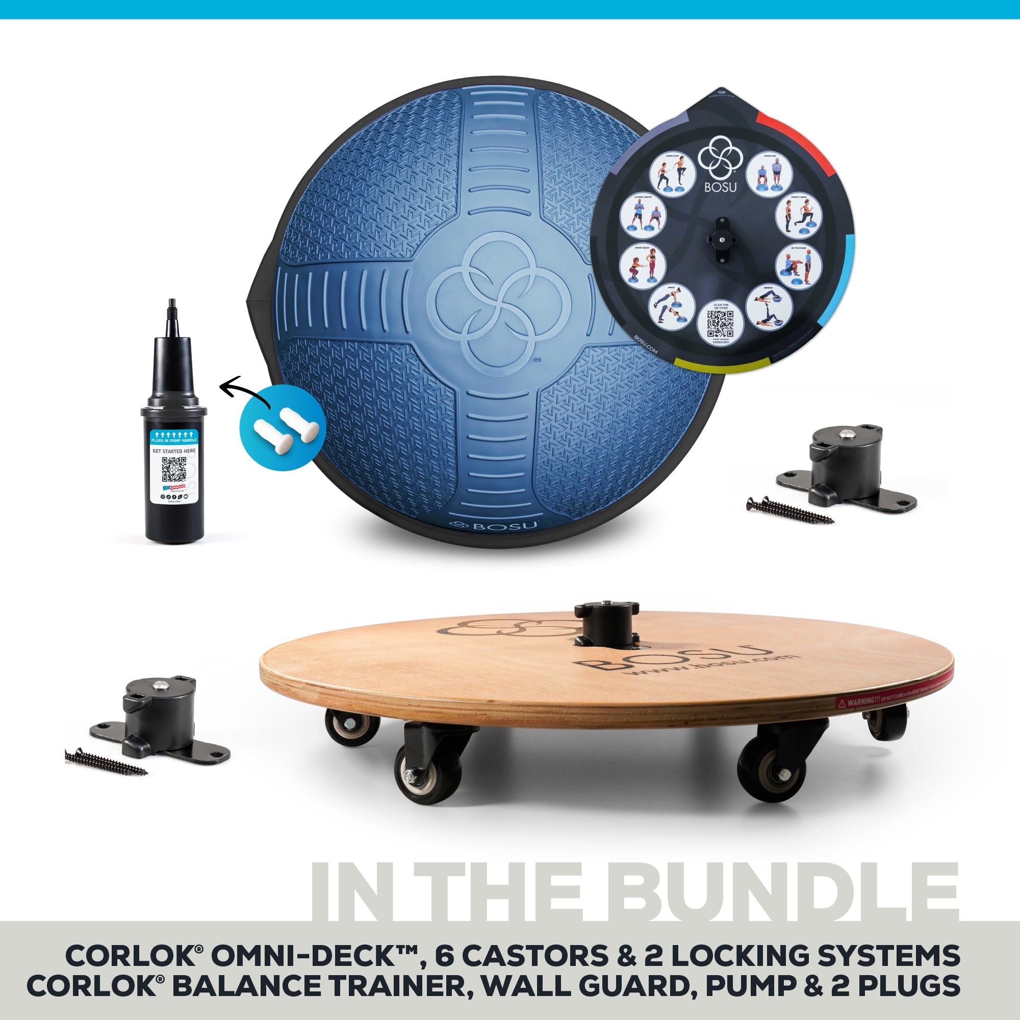 CorLok® NEXGEN™ HOME Balance Trainer + CorLok® Omni-Deck™ Bundle