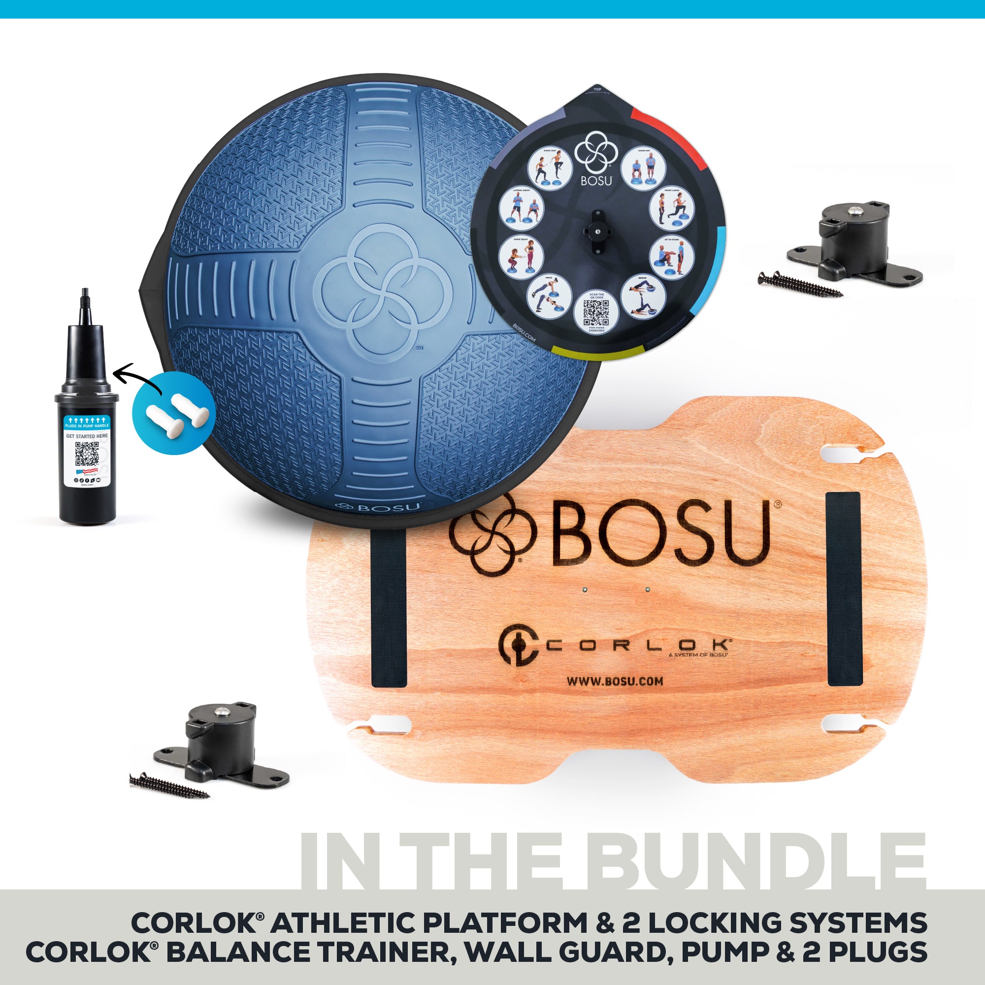 CorLok® NexGen™ Home Balance Trainer + Athletic Platform Bundle