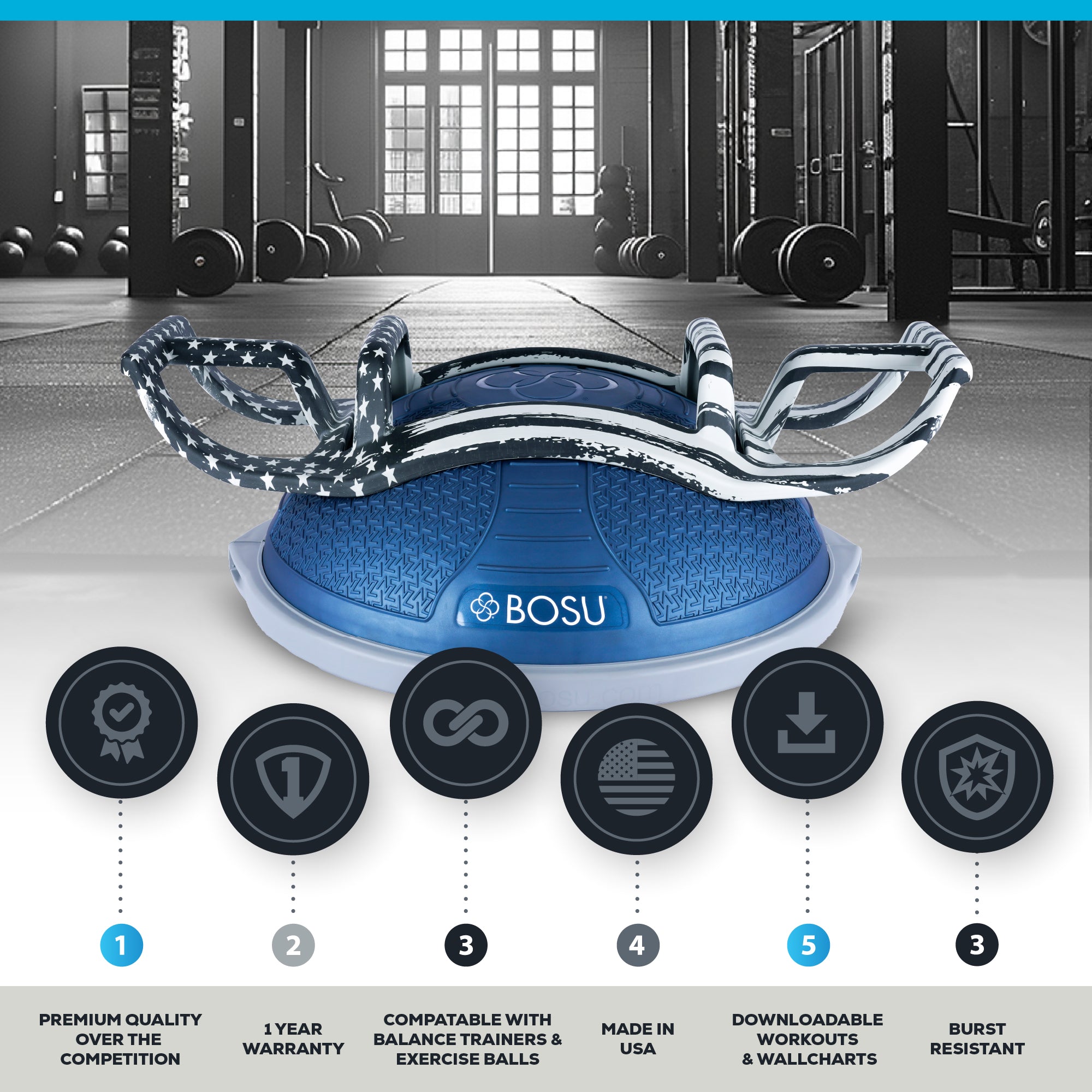NEXGEN™ PRO Balance Trainer + Helm Patriot bundle