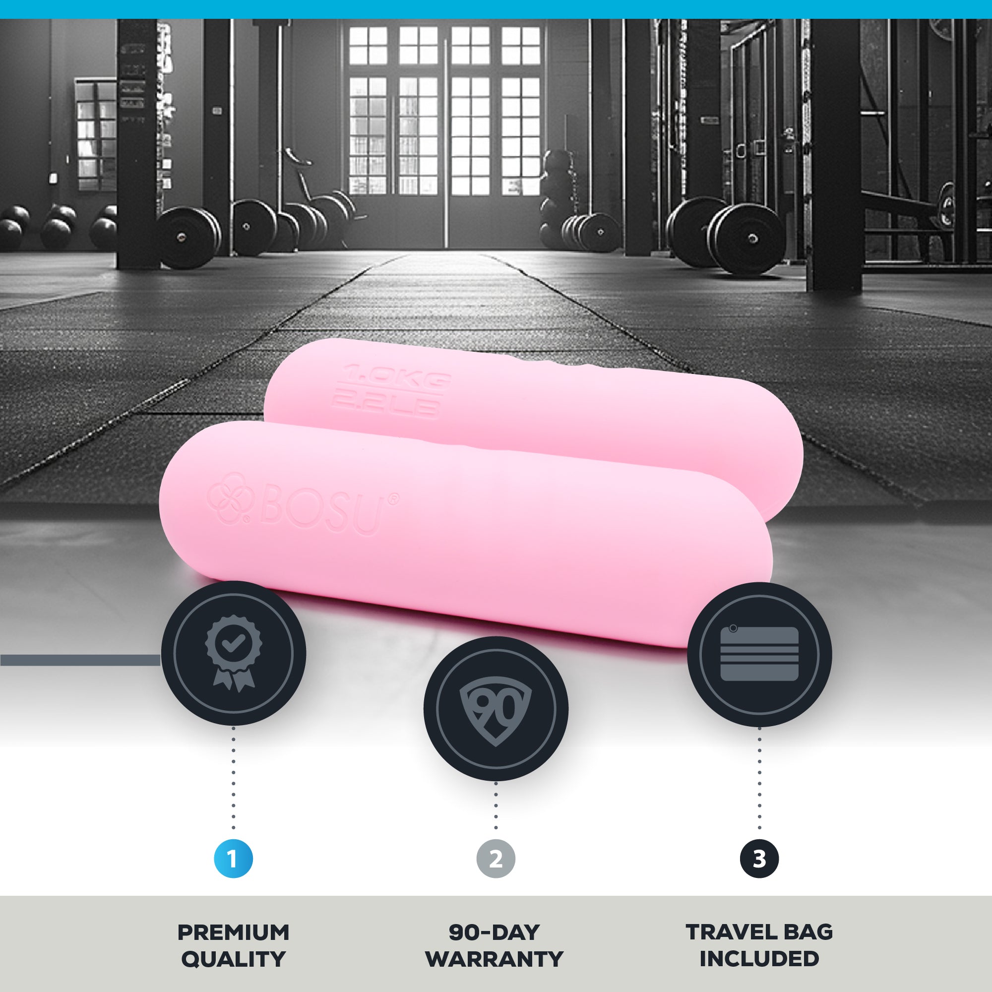 Hand Weights - 1KG/2.2LB