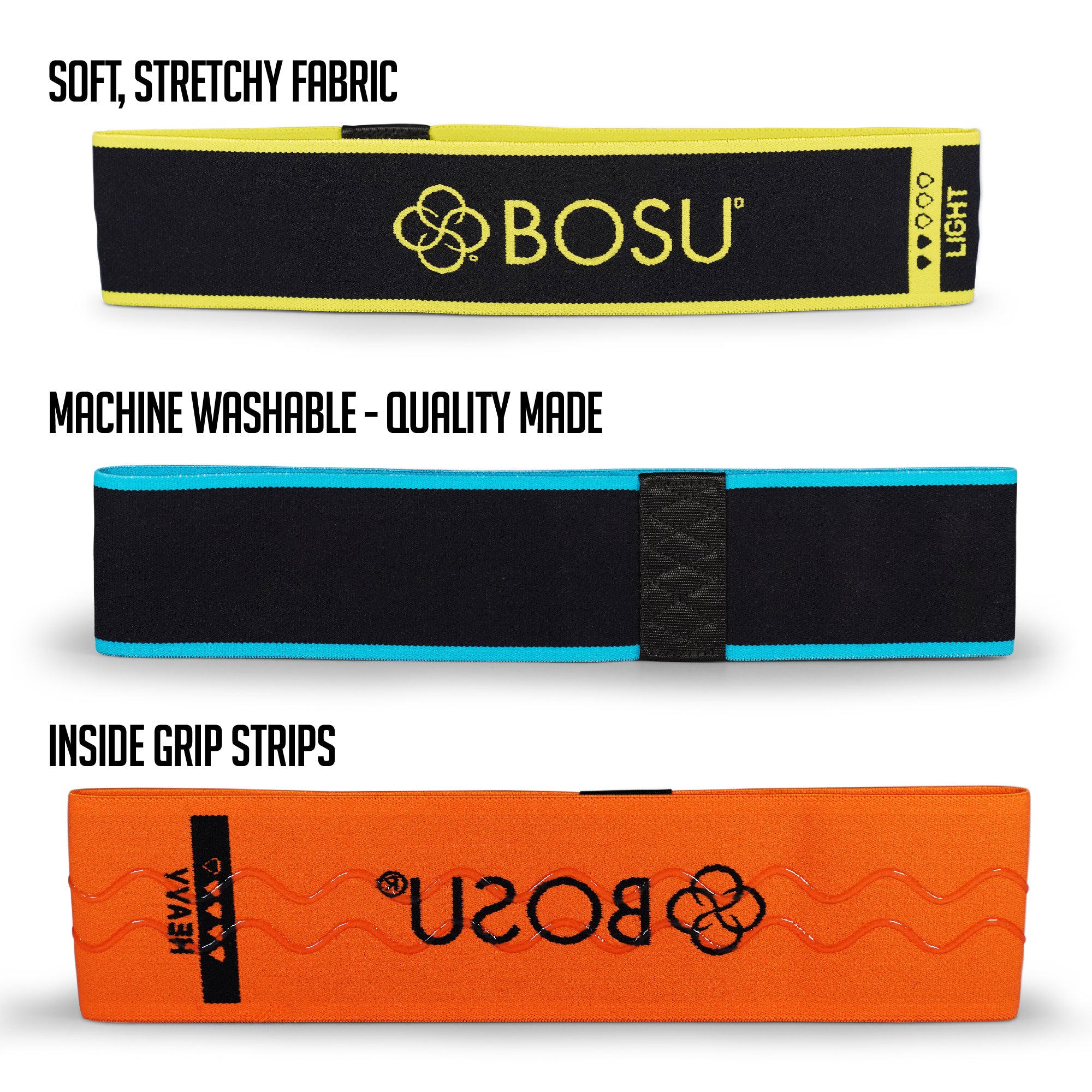 Long fabric resistance bands hot sale