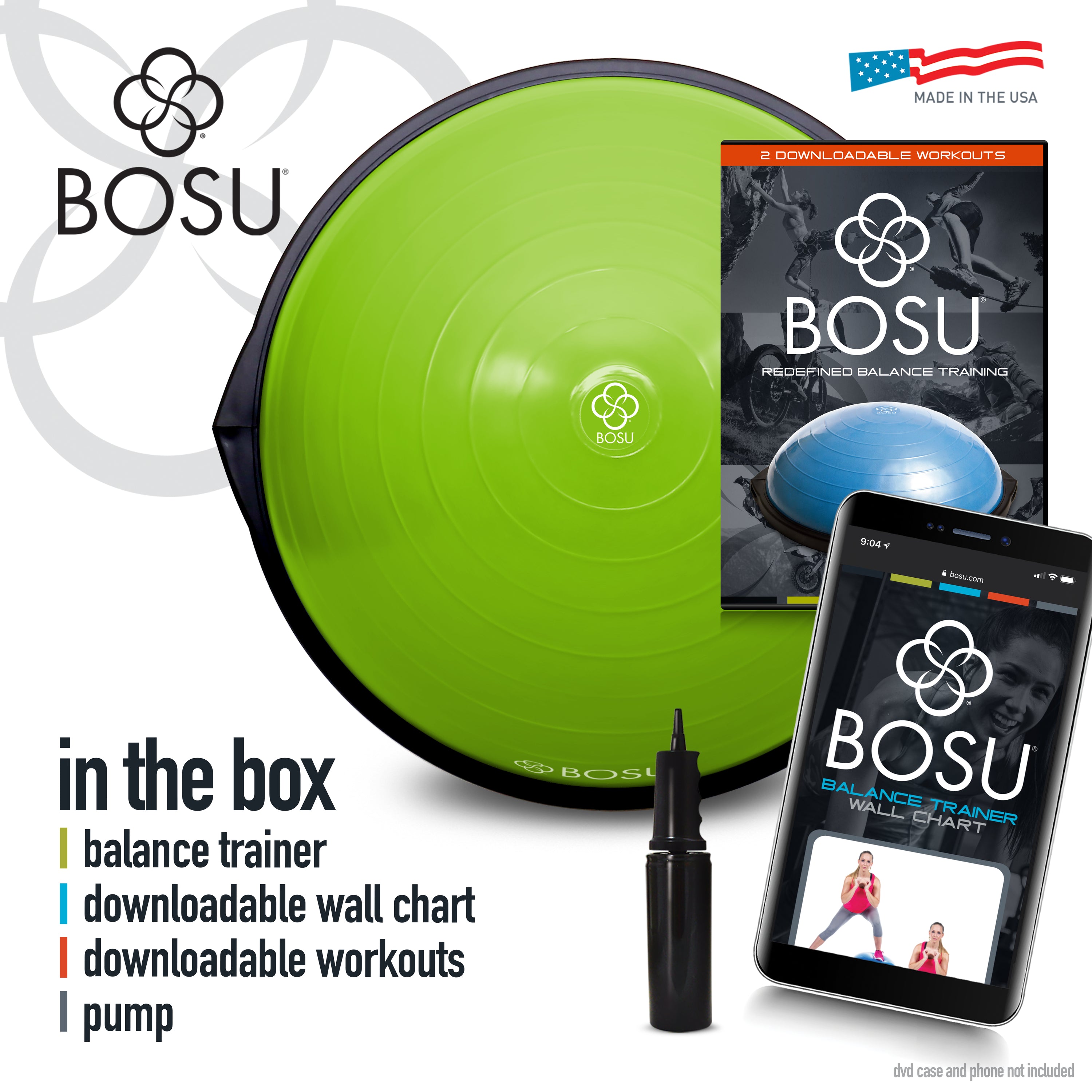 BOSU® Pro Balance Trainer Lime Green/Black