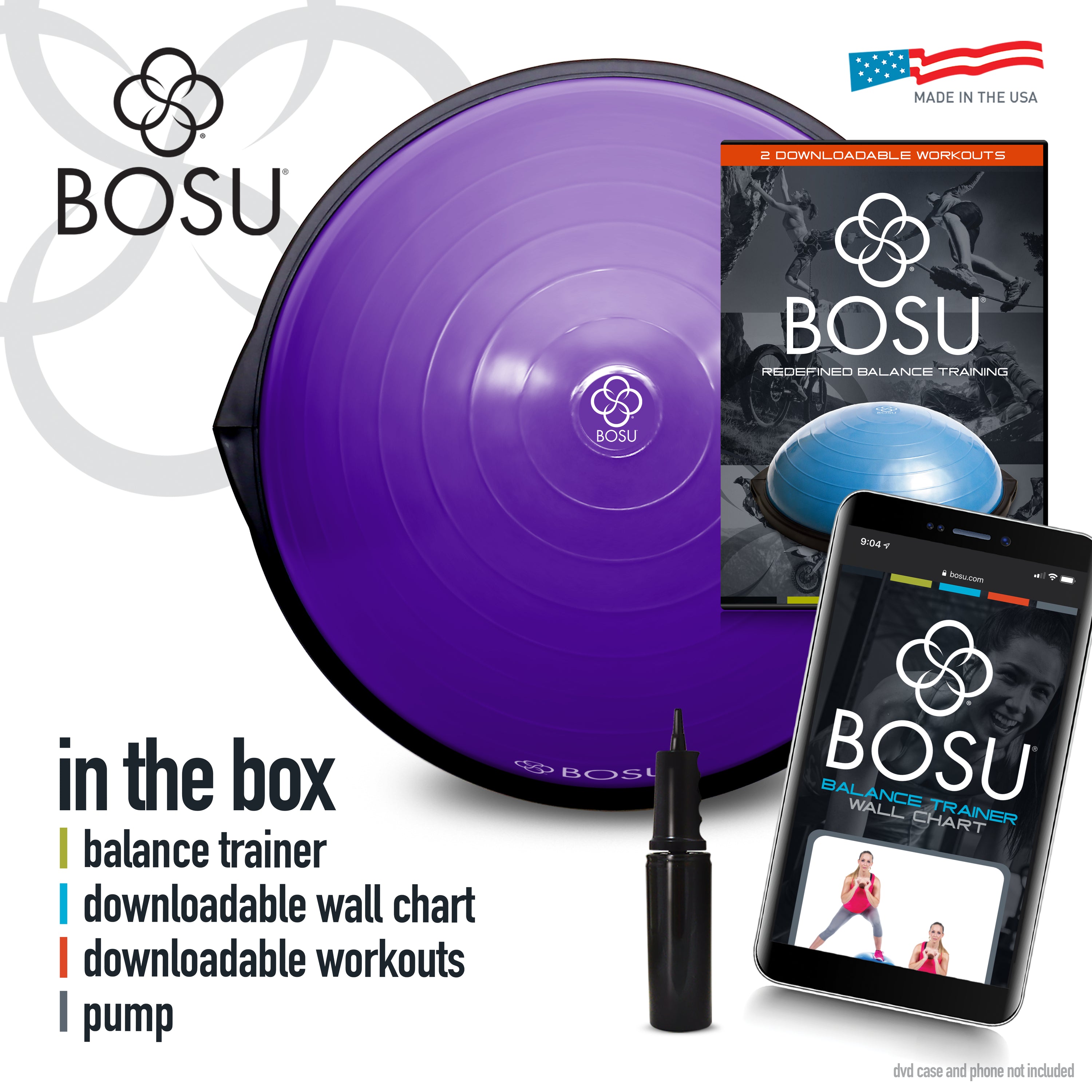 BOSU® Pro Balance Trainer Purple/Black