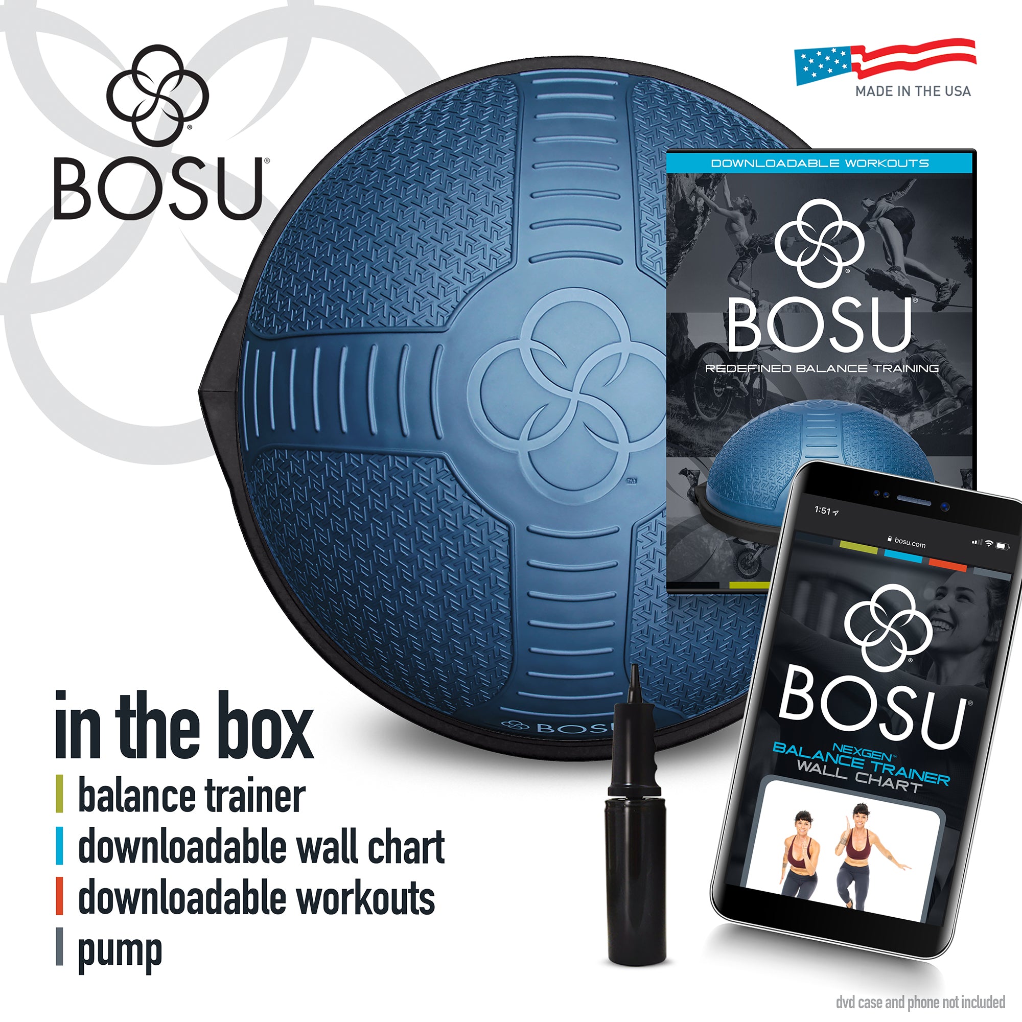bosu ball exercises chart