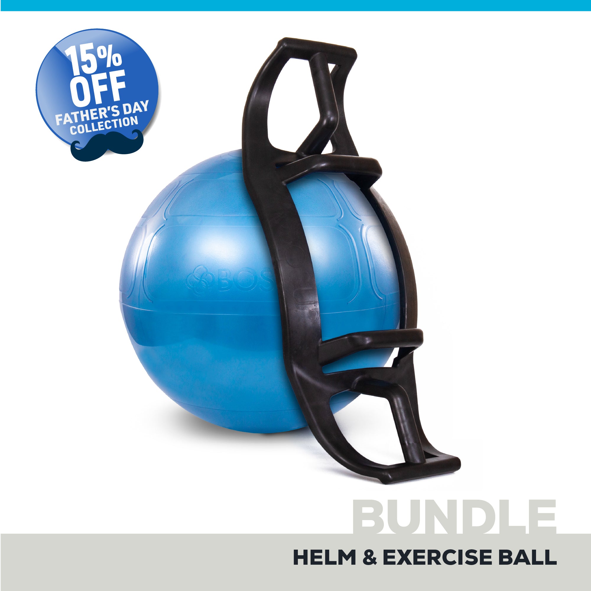 Helm & Exercise Ball Bundle