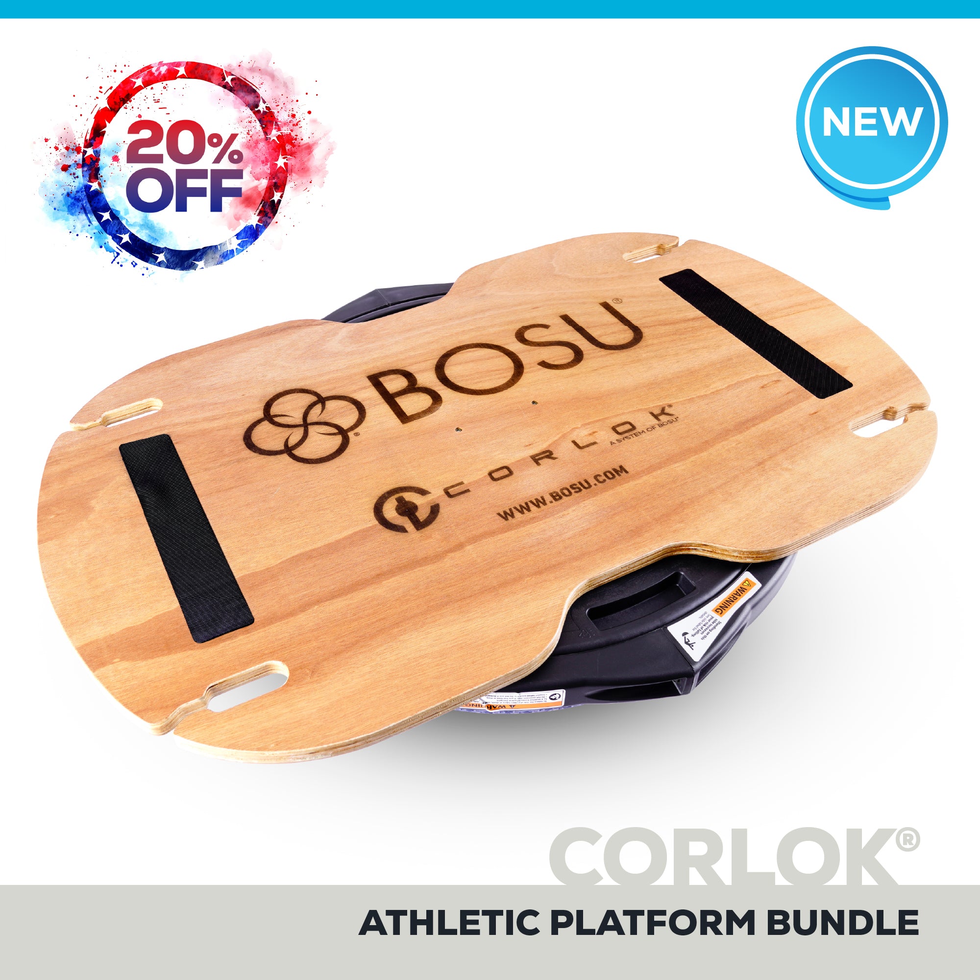 CorLok® NexGen™ Home Balance Trainer + Athletic Platform Bundle