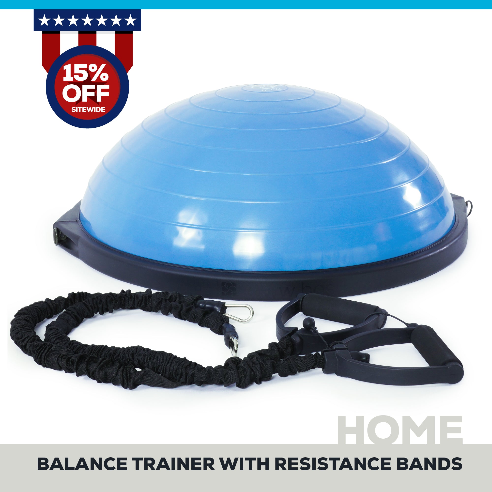 HOME Balance Trainer w/ Resistance Bands