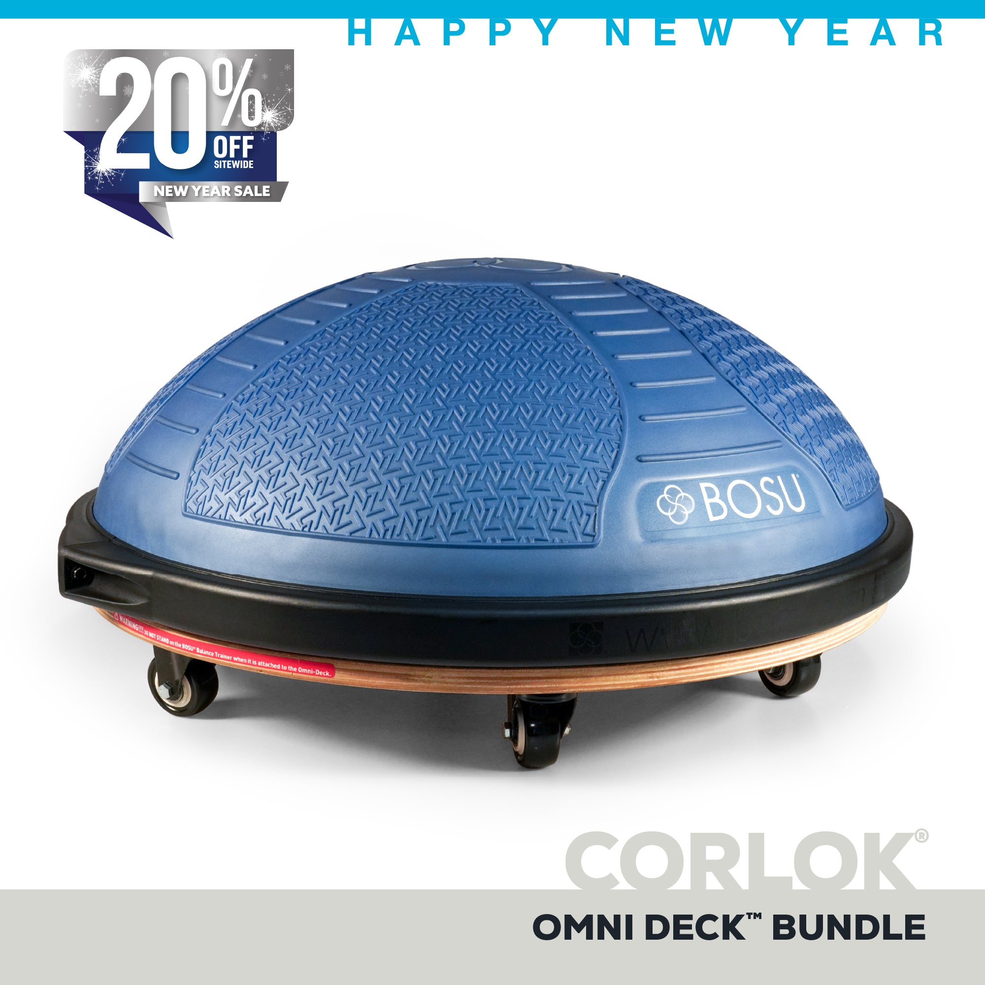 CorLok® NEXGEN™ HOME Balance Trainer + CorLok® Omni-Deck™ Bundle