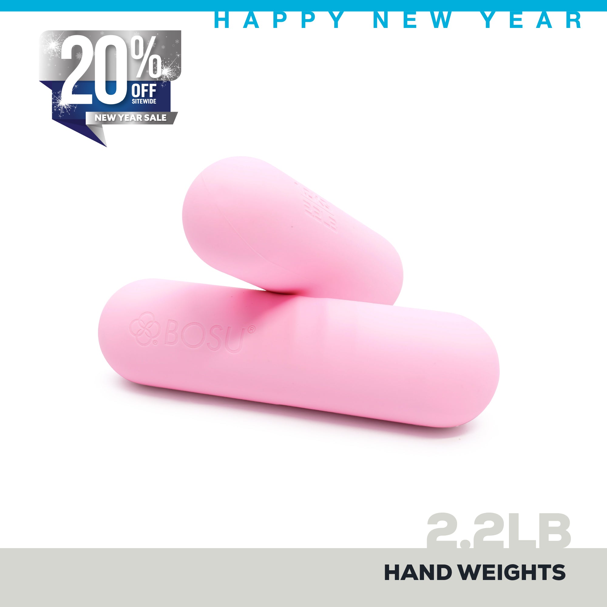 HAND WEIGHTS - 1KG/2.2LB