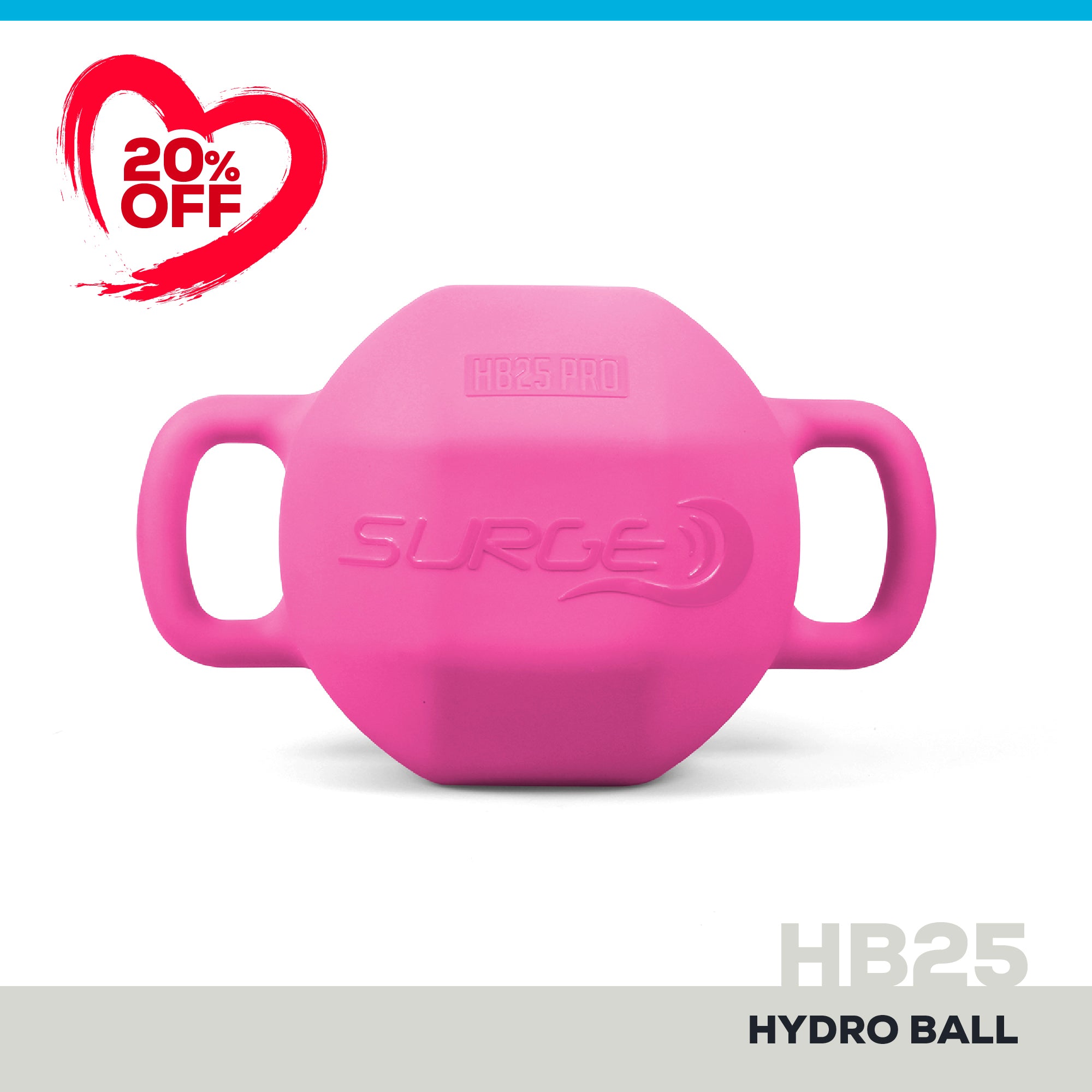 Hydro Ball - HB25  (Water Filled Kettlebell)