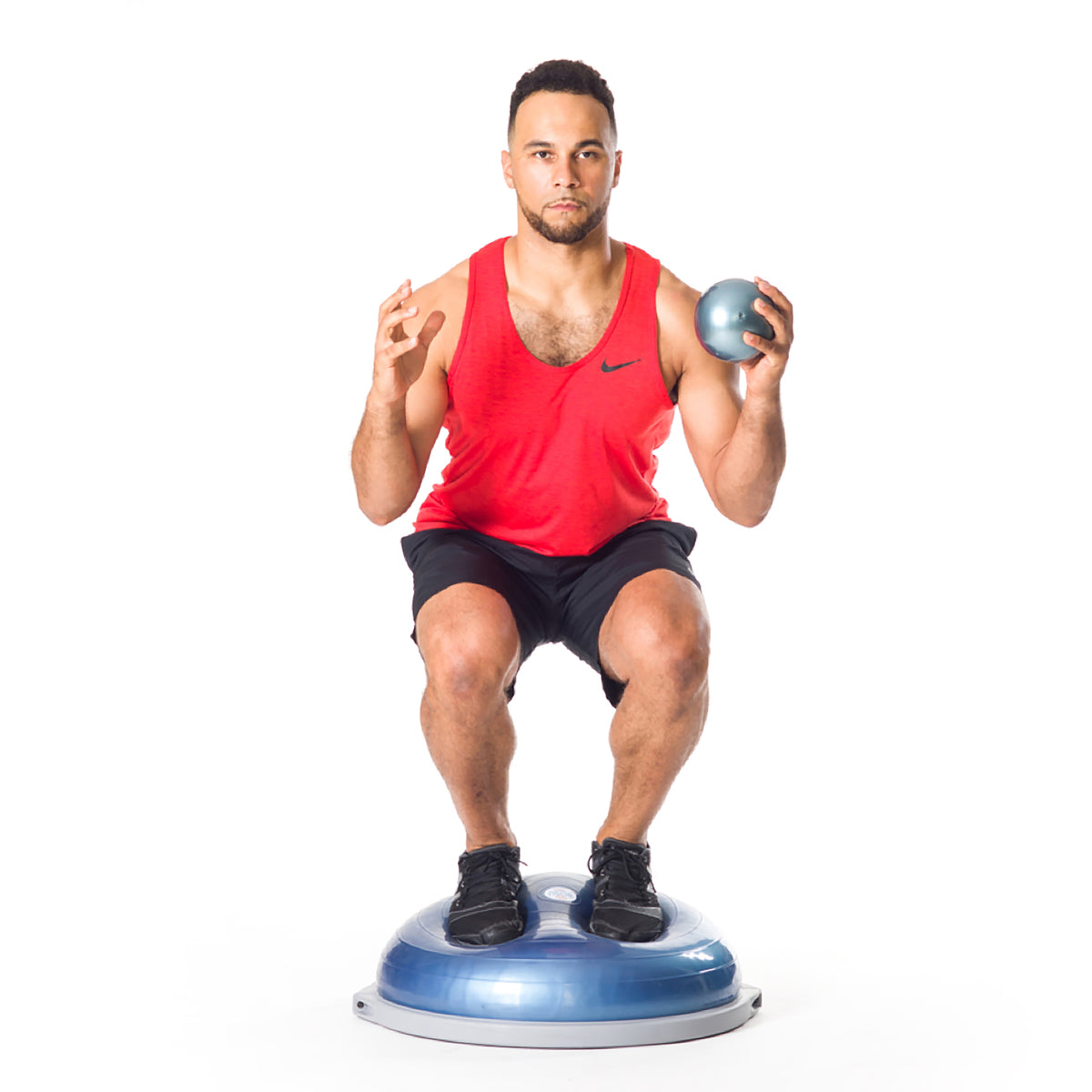 Bosu exercises with online weights