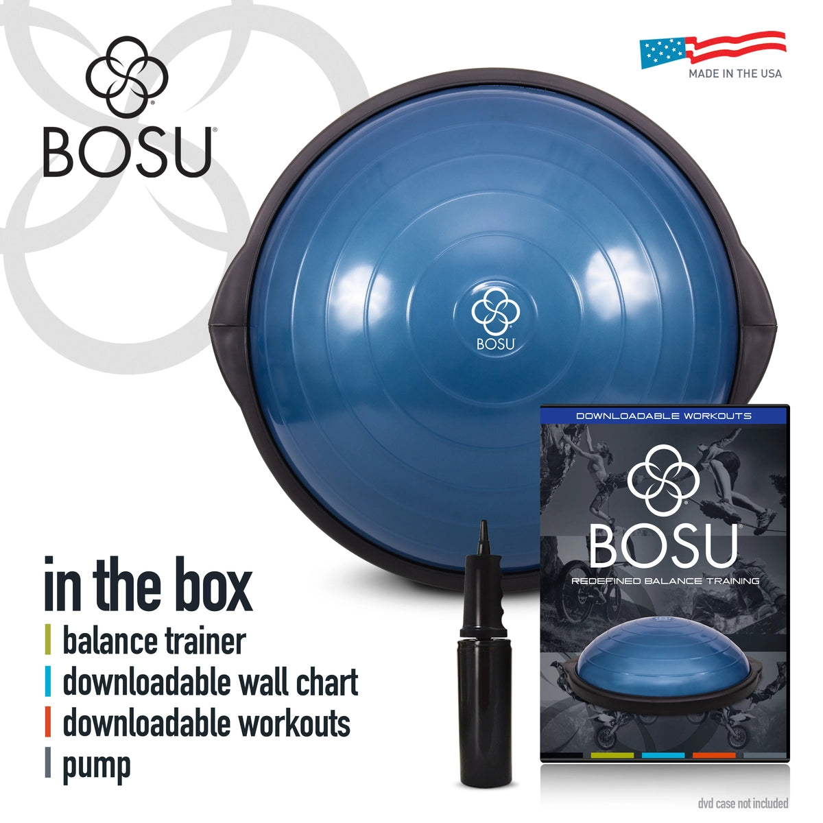 BOSU Sport 50cm Balance Trainer Travel Size